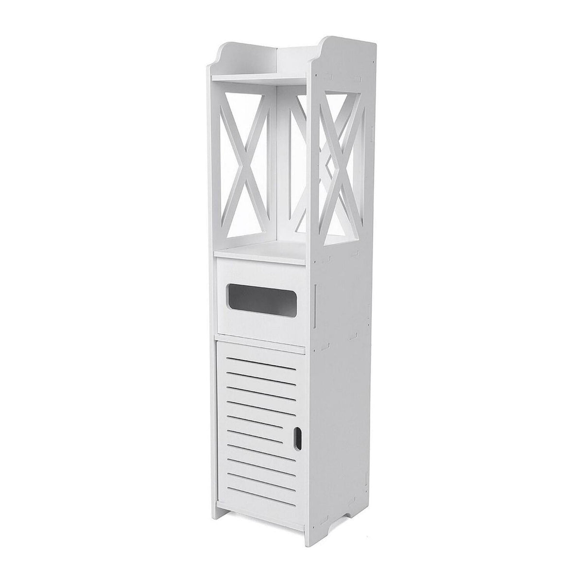 Estante Baño Organizador Multiuso 80x20x18 CM Blanco