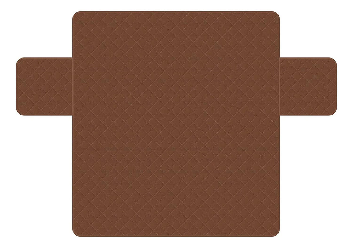 Funda Cobertor Protector Sofá Sillón 2 Cuerpos Café