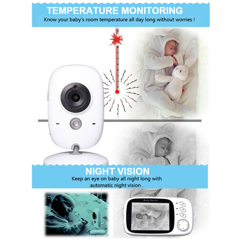 Cámara Video Monitor Digital Bebes Visión Nocturna