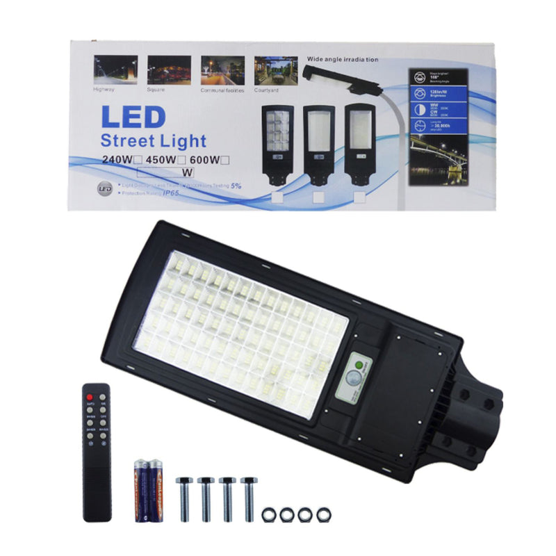 Foco Poste Solar 600 Watt 390 LED En 1 Placa