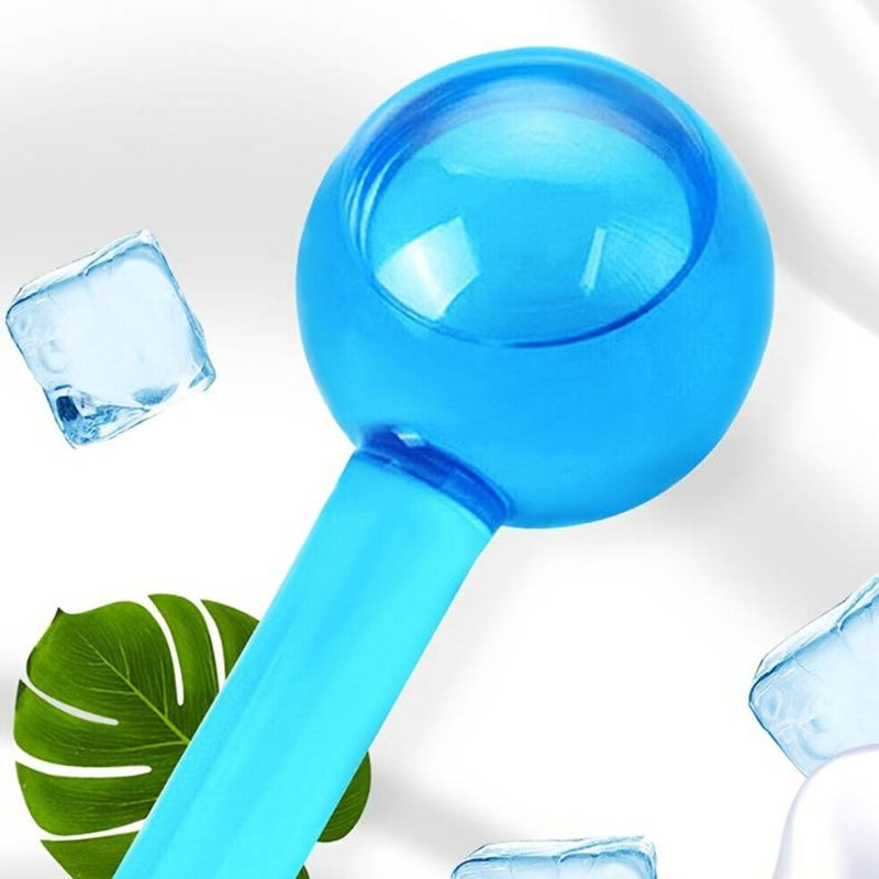 Bolas Masajeadora Cristal Facial Frio Calor