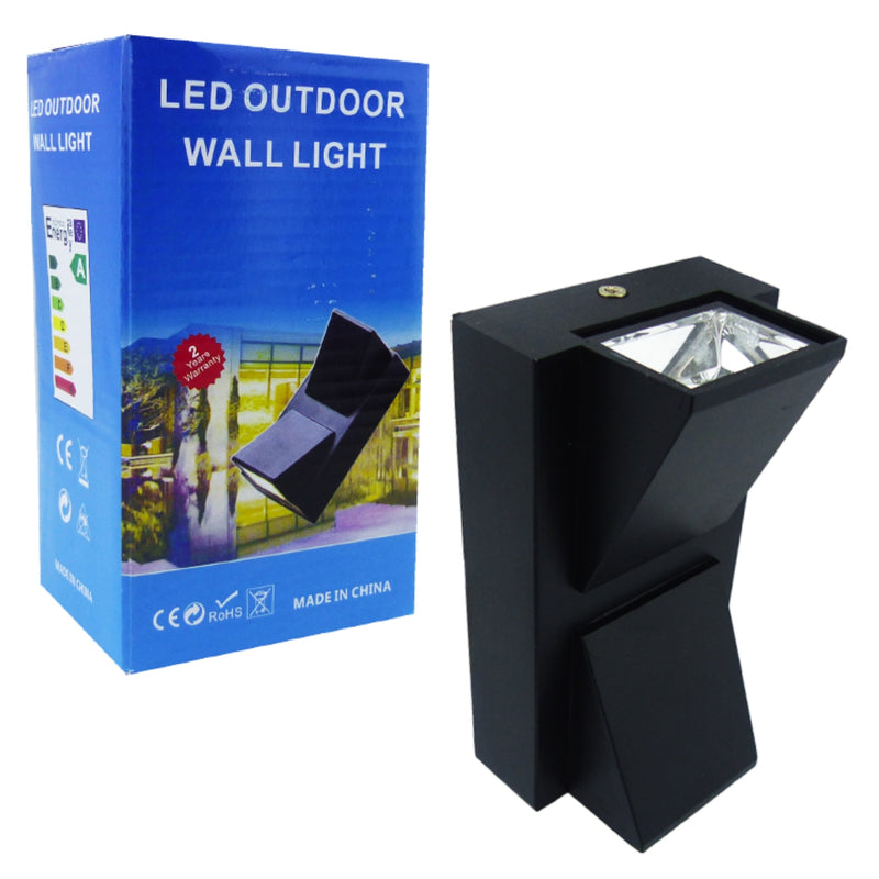 Aplique 2 LED COB Decorativo Aluminio Muro