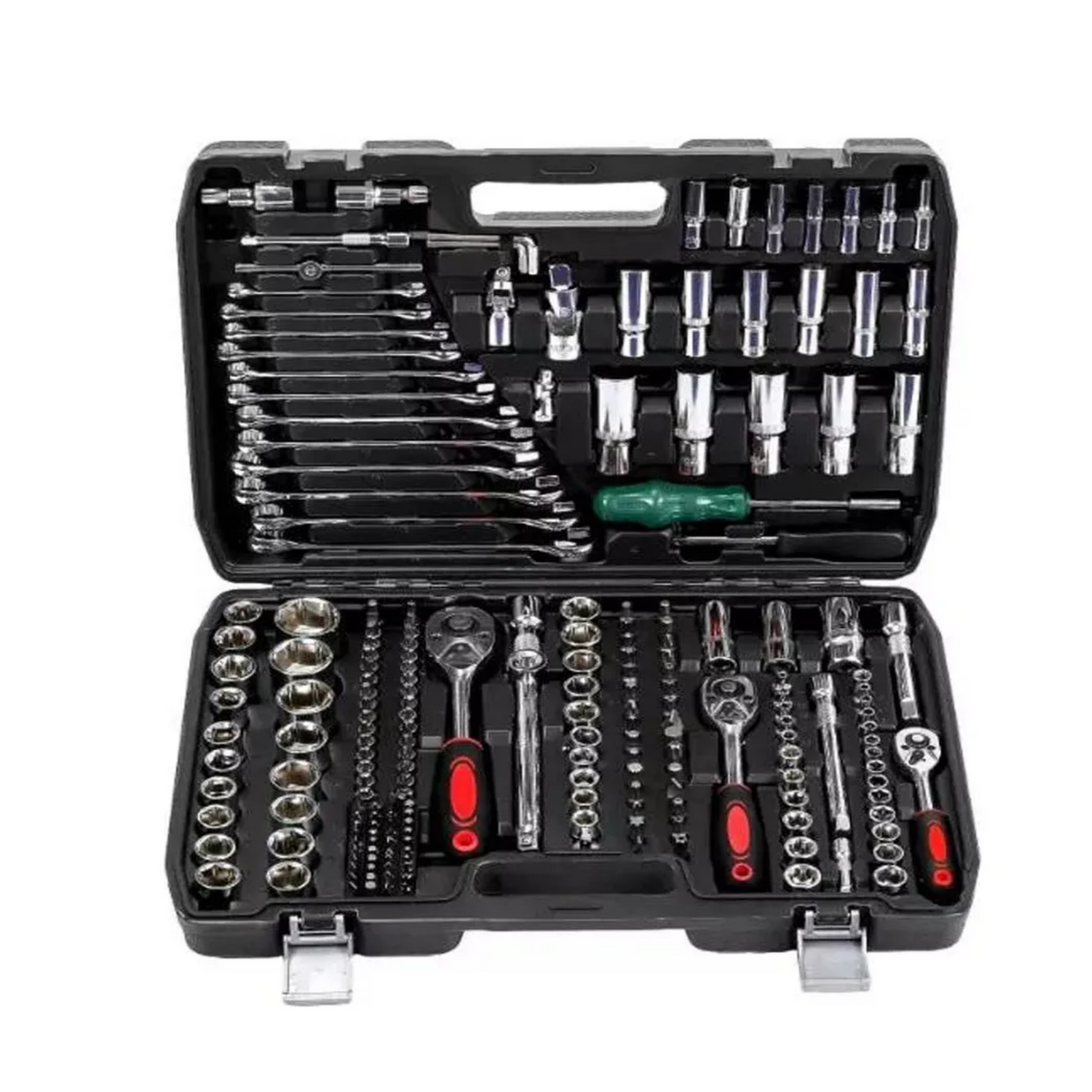 Kit 216 Piezas Herramientas Dados 7 llaves hexagonales