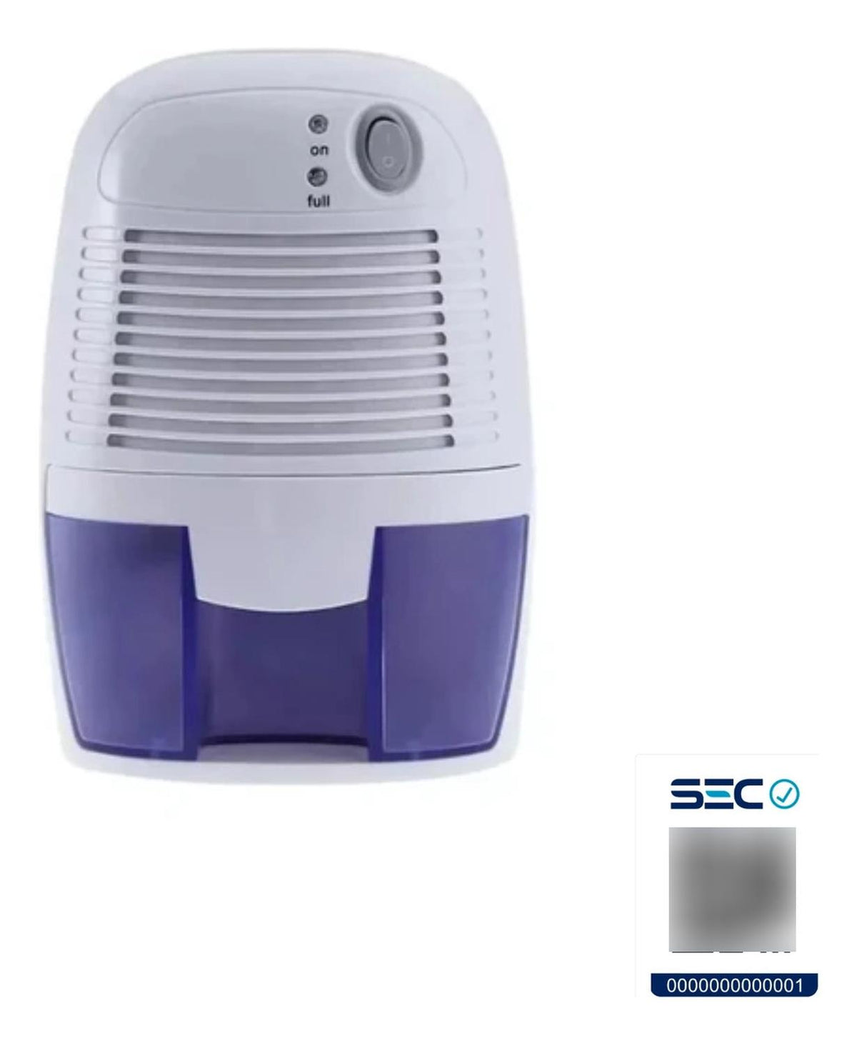 Deshumidificador Aire Eléctrico 500 ML Elimina Humedad