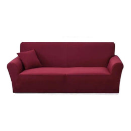 Funda Protectora Sillón Sofá Tela Elasticada 1 Cuerpo 140 CM Burdeo