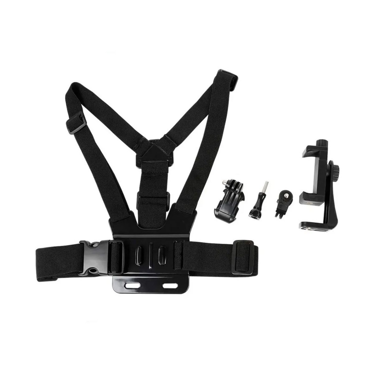 Kit Soporte Celular Ajustable Arnés Pecho Correa Selfie – Compatible Smartphones