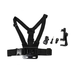 Kit Soporte Celular Ajustable Arnés Pecho Correa Selfie – Compatible Smartphones