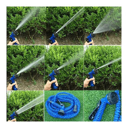 Manguera Reforzada Retráctil 45 MTS Jardín Azul