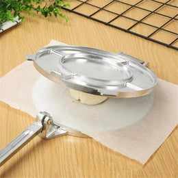 Prensa Tortillas Cocina Acero Inoxidable 20 CM