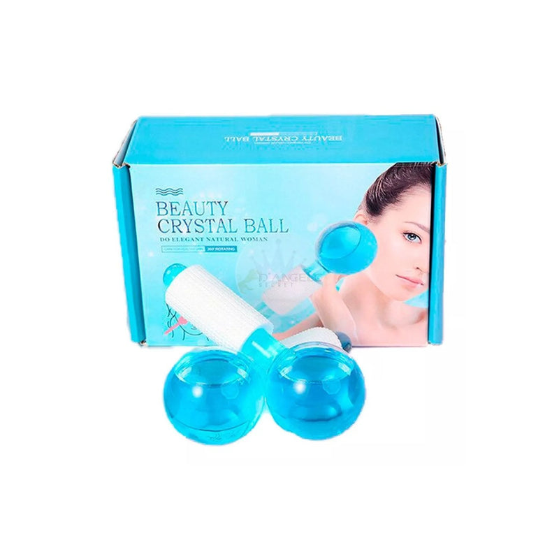 Bolas Masajeadora Cristal Facial Frio Calor