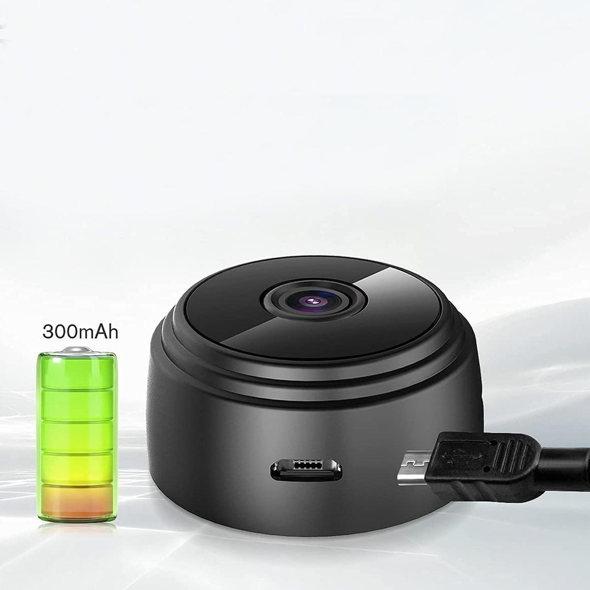 Mini Cámara Seguridad WIFI HD Visión Nocturna Recargable