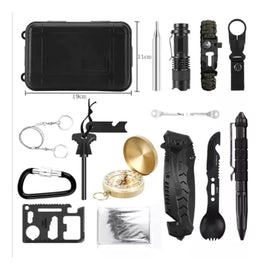 Kit Supervivencia Emergencia Multiherramienta 18 Piezas