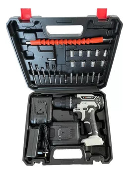 Kit Taladro Destornillador Inalámbrico 21 V + 2 Baterías