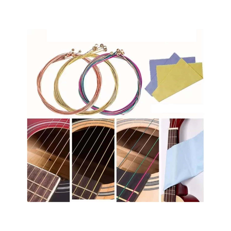 Kit 66 Accesorios Guitarra Acústica Cuerdas