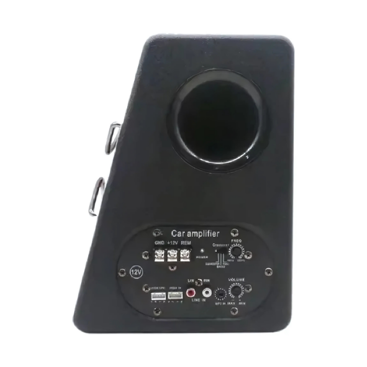 Parlante Subwoofer Plano Automóvil Kit Instalación 500 Watt Negro