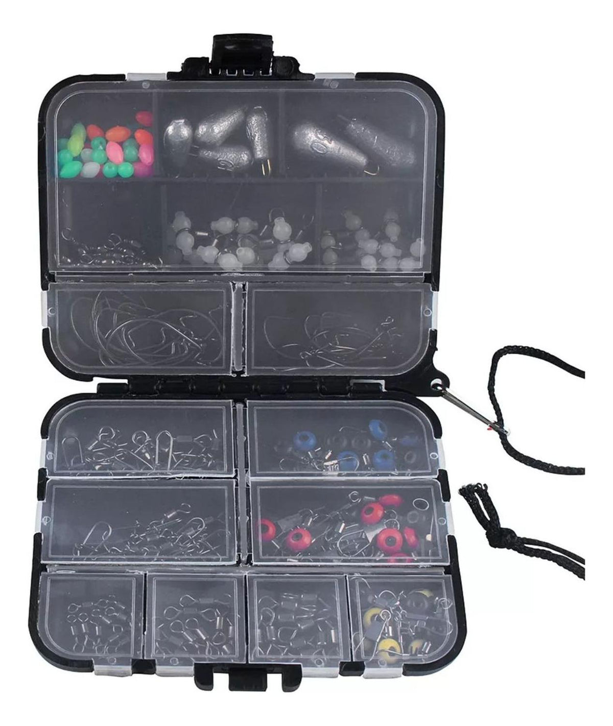 Kit 177 Accesorios Pesca Caja Aparejos