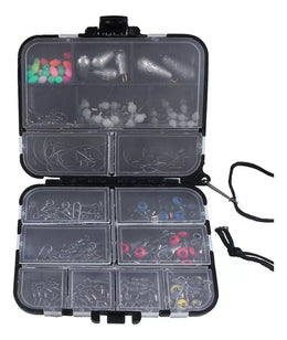 Kit 177 Accesorios Pesca Caja Aparejos