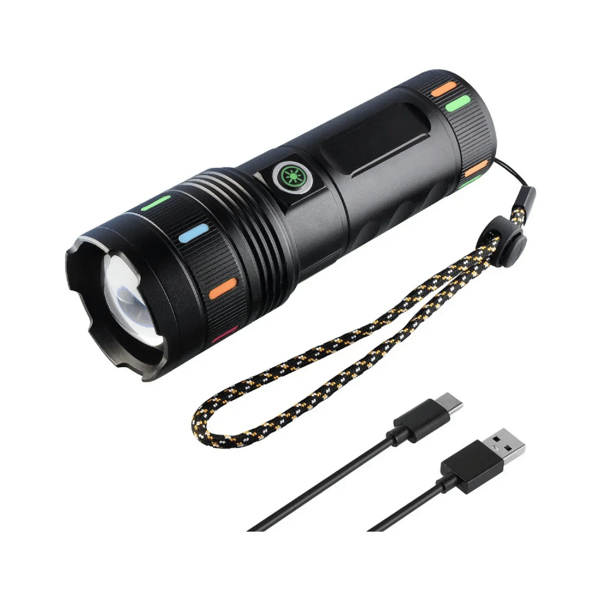 Linterna Táctica LED Ultrapotente Recargable 1500 M – imagen 2 de 4