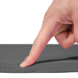Mat Alfombrilla Yoga Pilates Ejercicio Correa Bolso 15 MM Negro