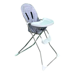 Silla Comer Bebe Plegable 102x48x71 CM Gris