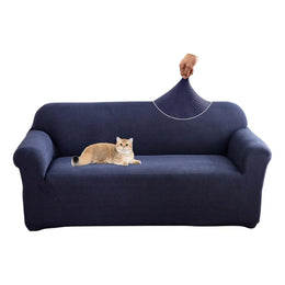 Funda Sofá Cubre Sillón Protectora Elastizada 230 CM Azul