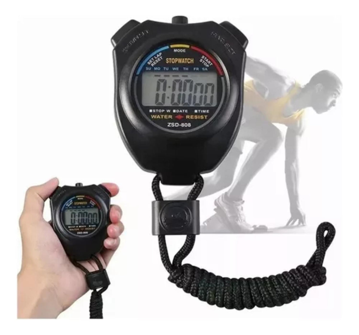 Cronómetro Reloj Digital Impermeable Deportivo
