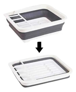 Secador Escurridor Plegable Platos Gris