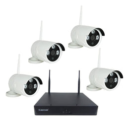 Kit 4 Cámaras + DVR Full HD WIFI VGA HDmi