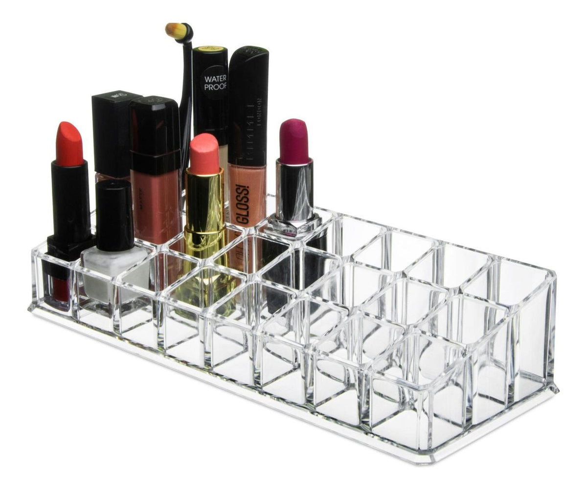 Organizador Cosmetiquero Multifuncional Labiales Acrílico 22.5x9x5 CM