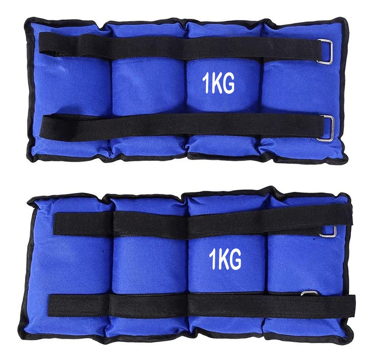 Pesas Deportivas Tobillos Muñeca 2 KG Azul