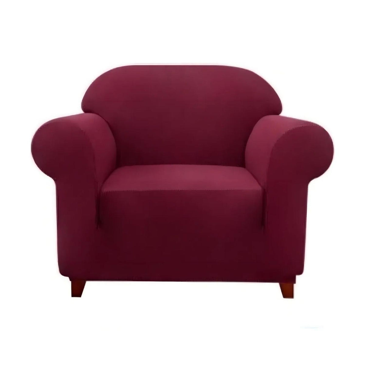 Funda Protectora Sillón Sofá Tela Elasticada 1 Cuerpo 140 CM Burdeo