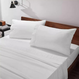 Kit Juego Sábanas Hotel 1,5 PL Blanco