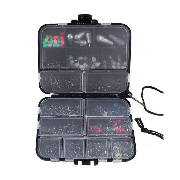 Kit 177 Accesorios Pesca Caja Aparejos