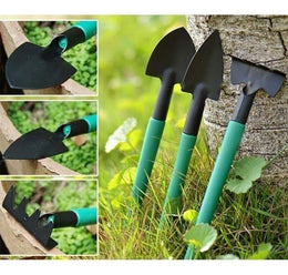 Kit Herramientas Jardinería Acero Rastrillo Tijera Podar