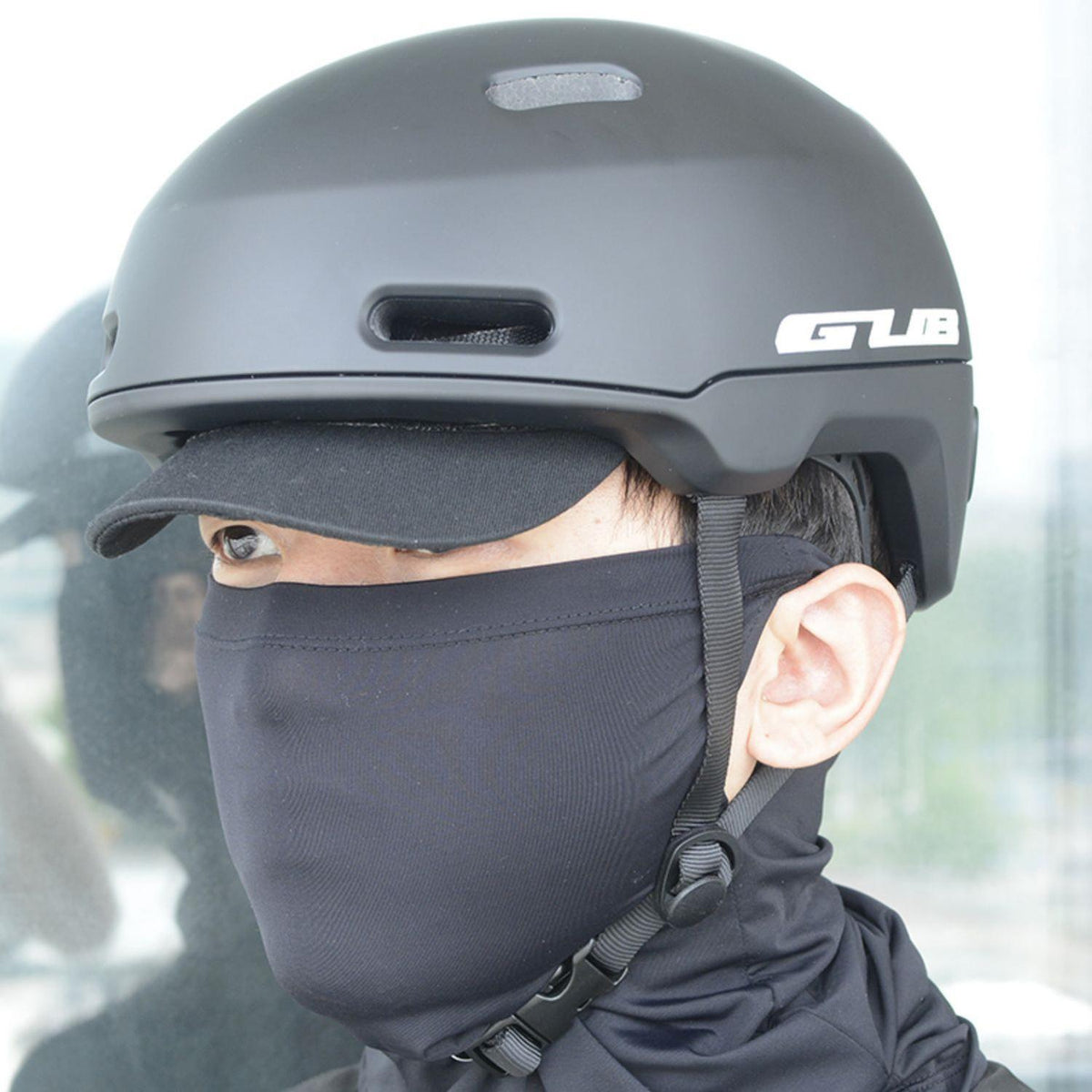 Casco Bicicleta City Visera Profesional M Negro