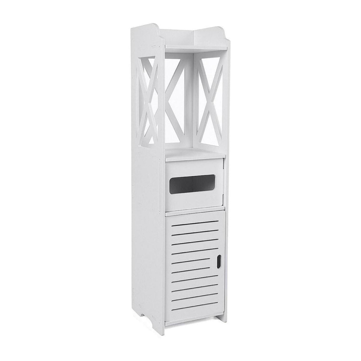 Estante Baño Organizador Multiuso 80x20x18 CM Blanco
