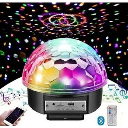 Pack 2 Bola Disco Luces LED Multicolor Giratorio 30 Watt