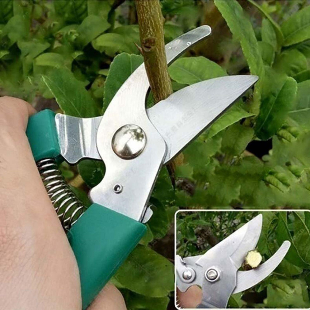 Kit Herramientas Jardinería Acero Rastrillo Tijera Podar