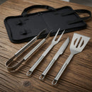 Set Maletín Asado Parrilla 4 Herramientas Grill