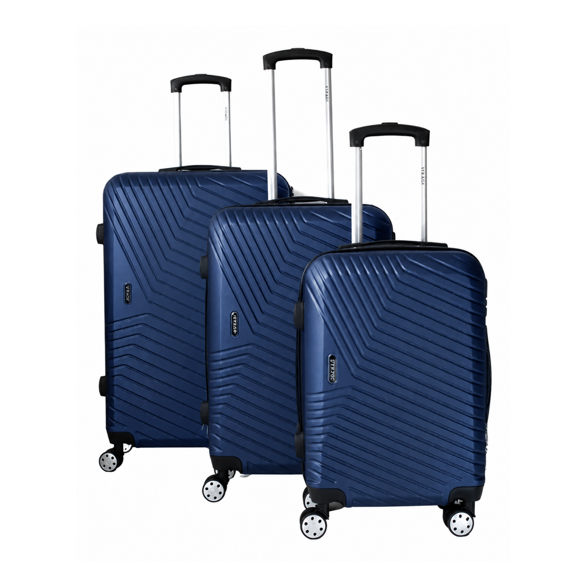Set 3 Maletas Equipaje Cabina Ruedas - Azul