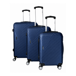 Set 3 Maletas Equipaje Cabina Ruedas - Azul