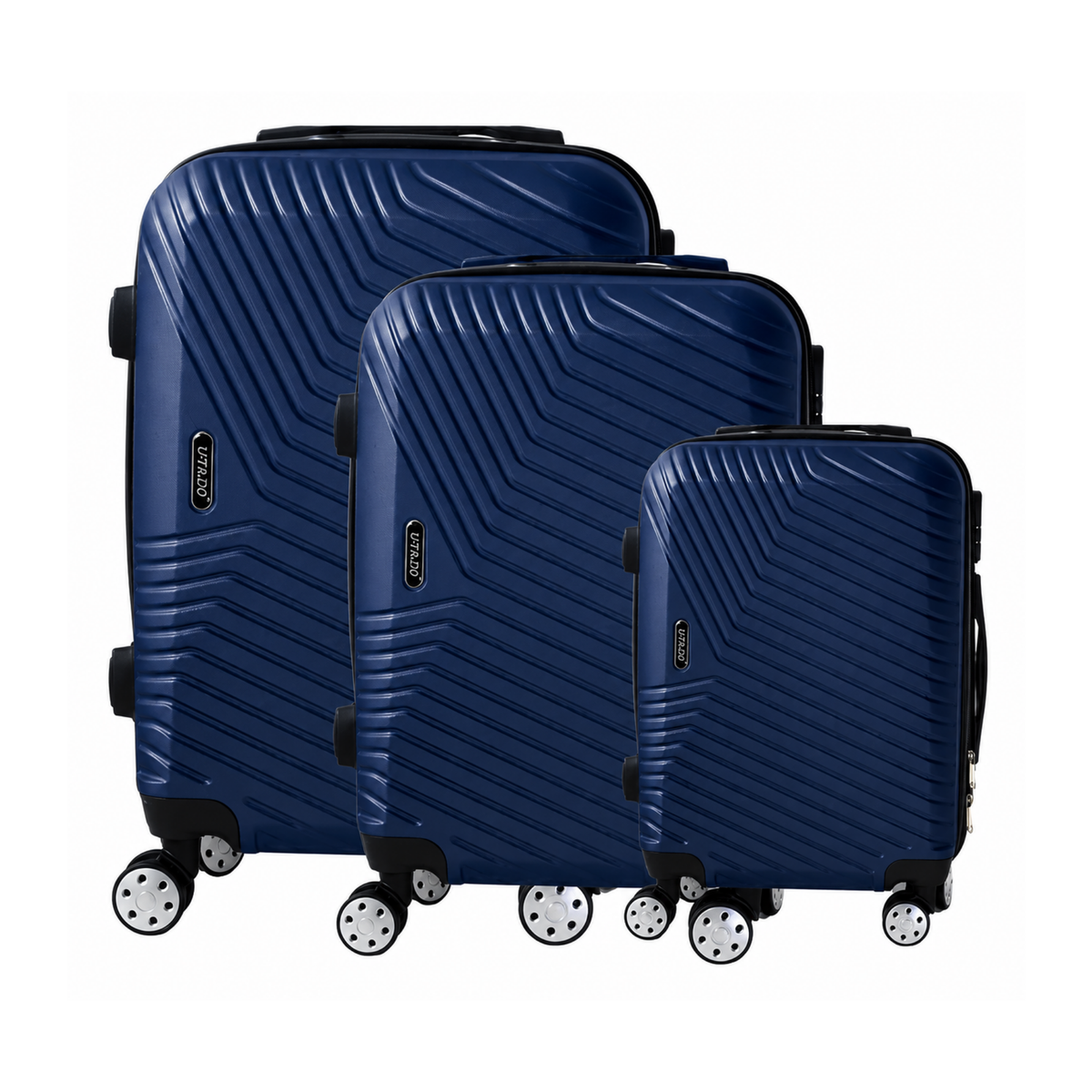Set 3 Maletas Equipaje Cabina Ruedas - Azul