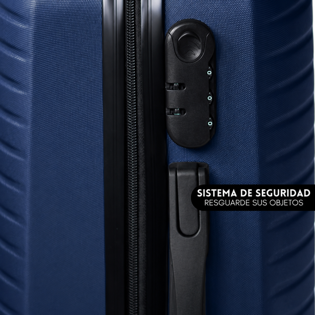 Set 3 Maletas Equipaje Cabina Ruedas - Azul