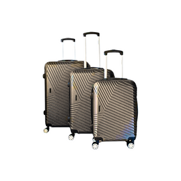 Set 3 Maletas Equipaje Cabina Ruedas - Gris