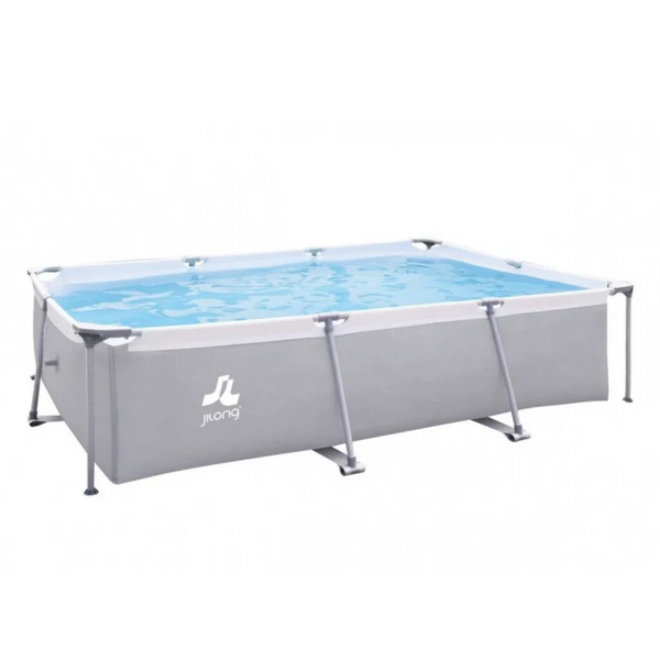 Piscina Rectangular Estructural 300x207x65 CM Gris