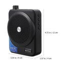 Amplificador Micrófono Voz Multi Función USB Radio Mp3