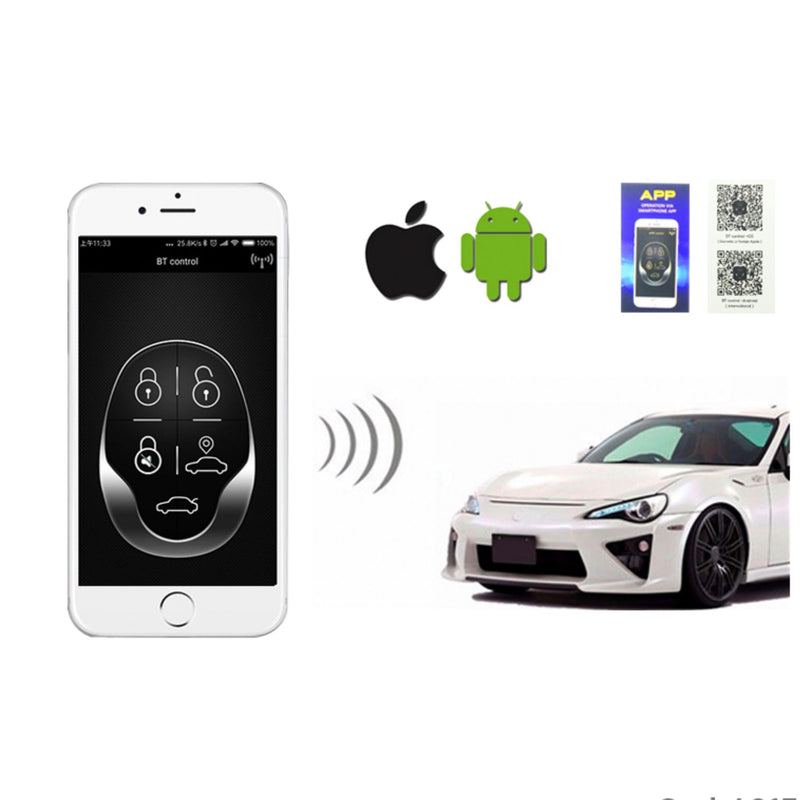 Alarma Auto Smartphone Android IOS Control Remoto