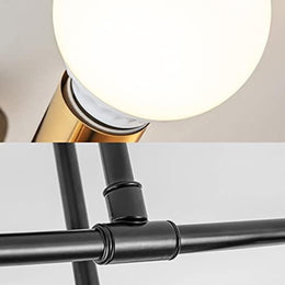 Lámpara Techo Colgante Iluminación 6 Focos E27 Sin Bombillas