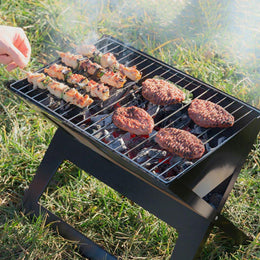 Parrilla Plegable Portátil Metal 44x36x28 CM