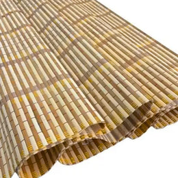 Cortina Persiana Roller Enrollable 120x150 CM Bambú Marrón Claro